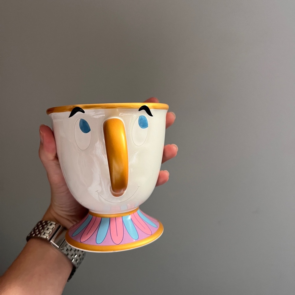 Character Mug with Gold Handle
